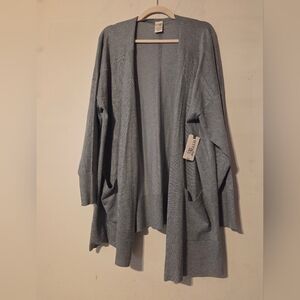 Terra & Sky Heather Gray Cardigan